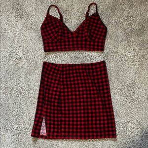 Checkered Women’s 2 Piece Set